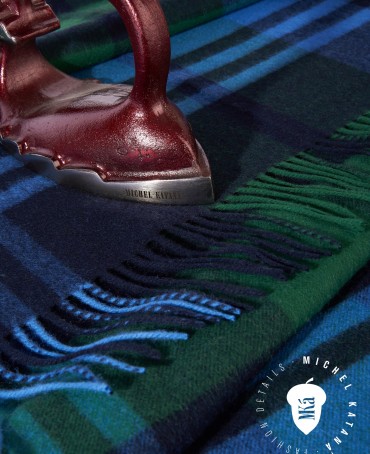 Палантин Унисекс TQ.W220_CHECK/VERT.ROYAL